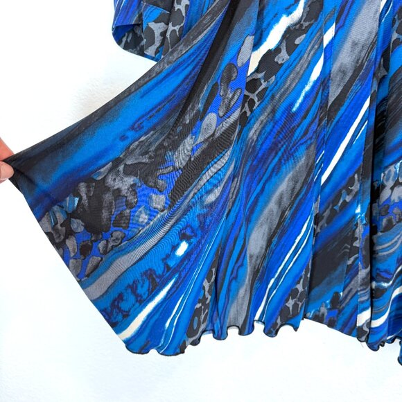 Joseph Ribkoff Black Blue Dress Mini Tunic Medium - Picture 6 of 8